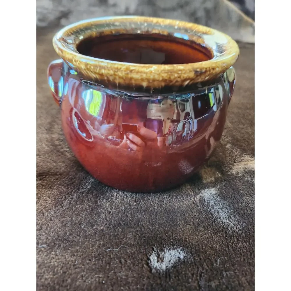 Vintage Hull Pottery bean pot